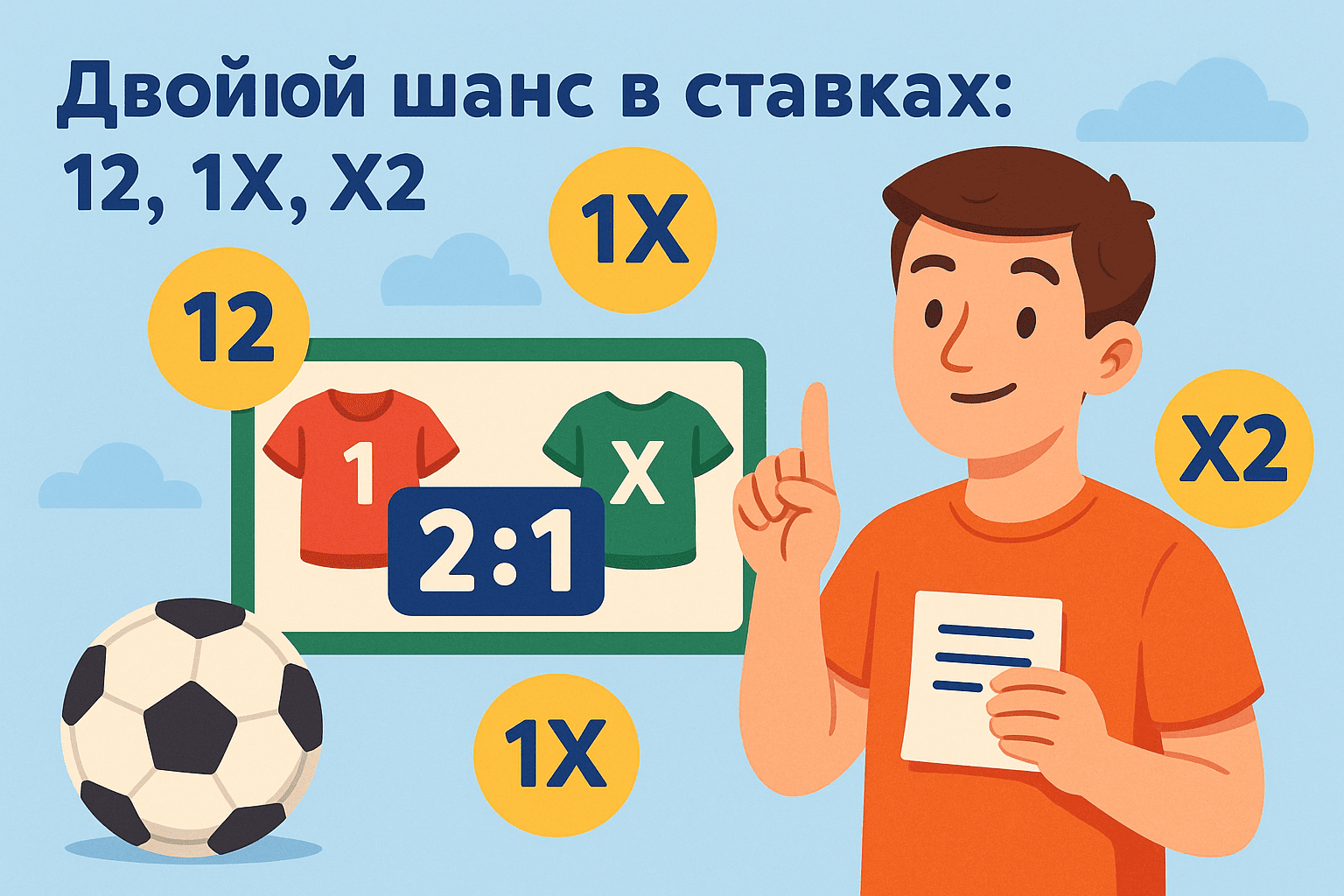 Двойной шанс в ставках: 12, 1Х, Х2 фото