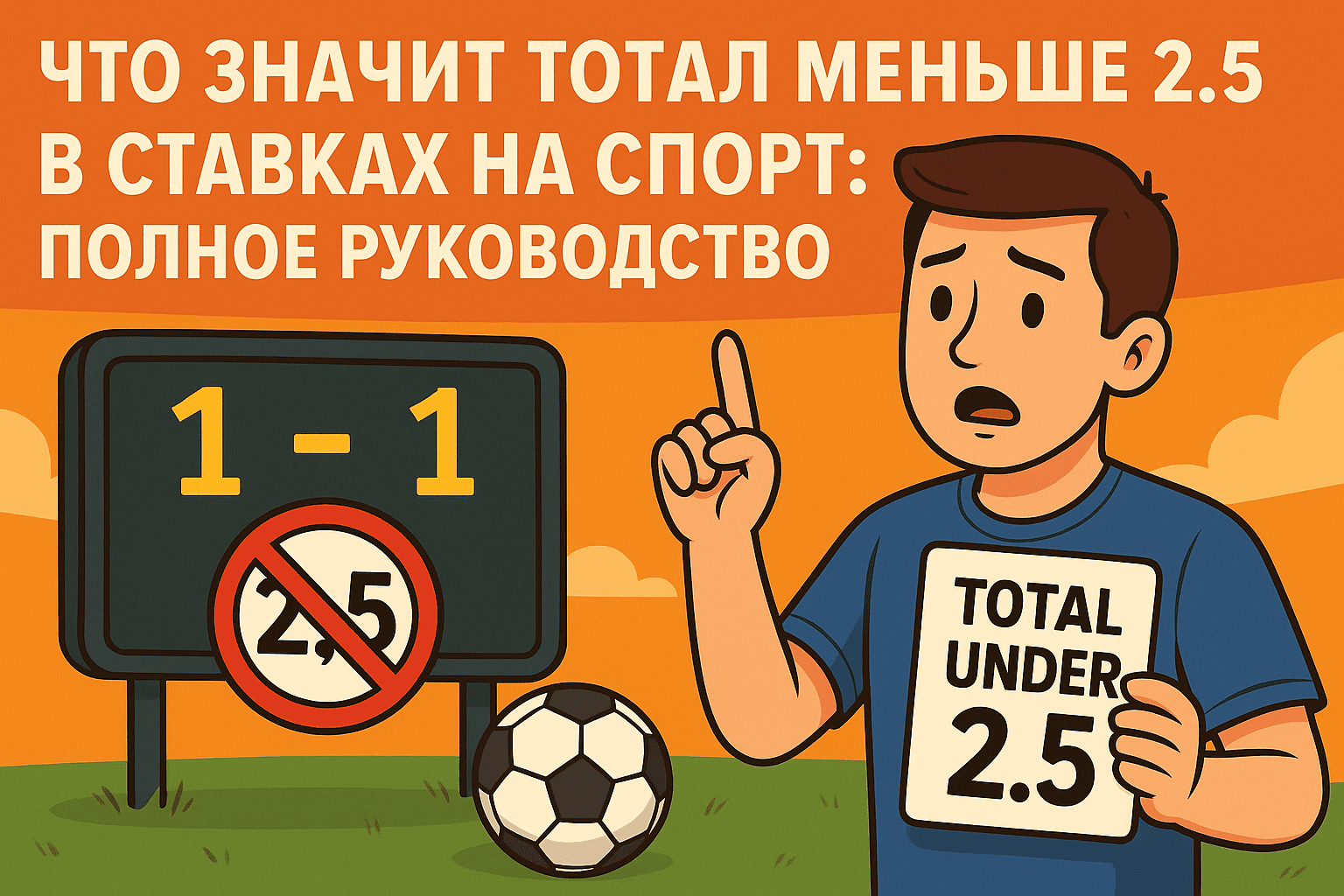 Что значит Тотал меньше 2.5 фото