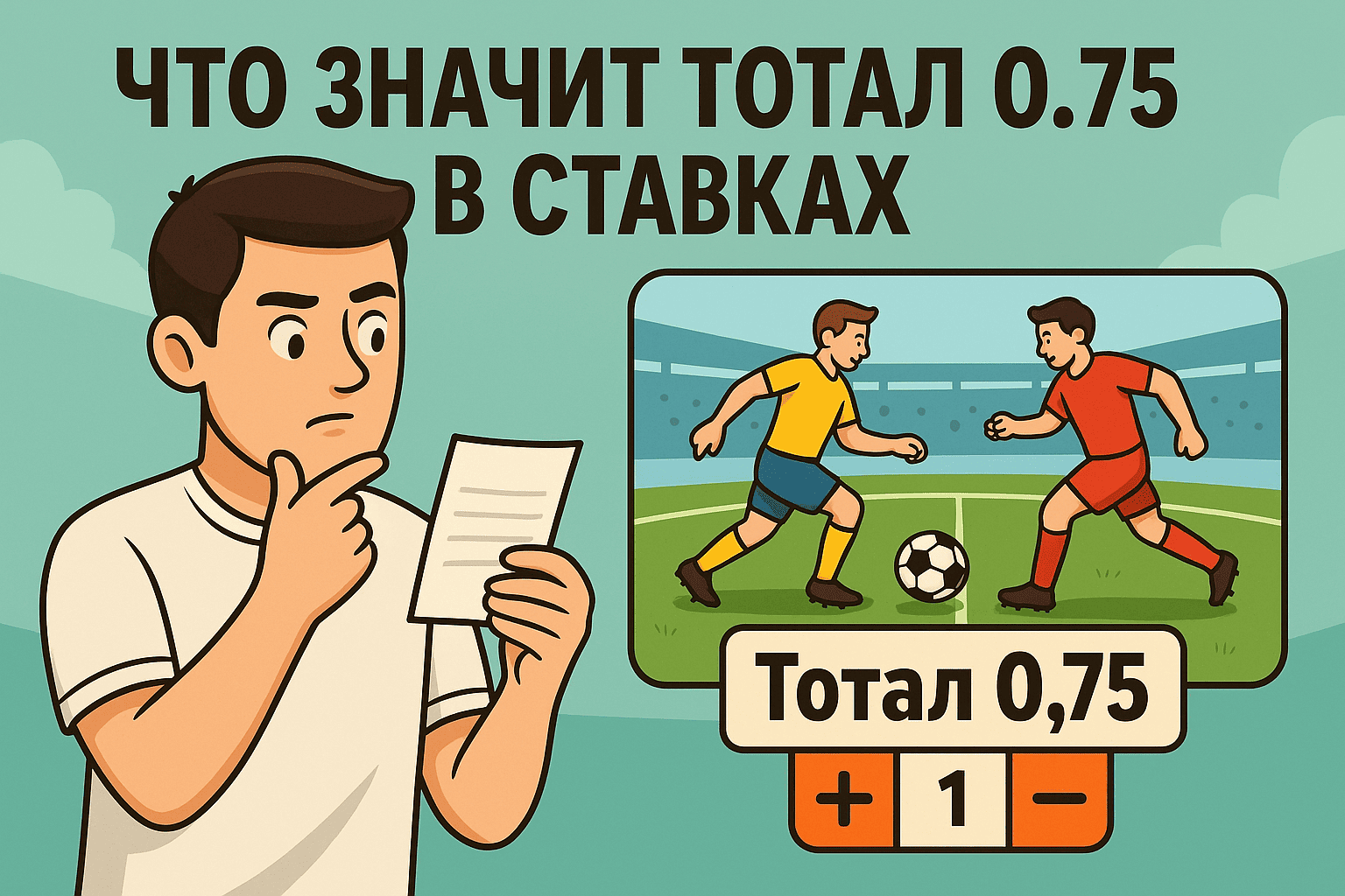 Что значит тотал 0.75 фото
