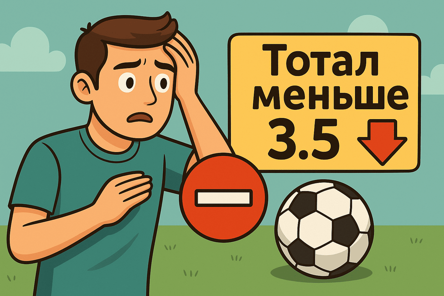 Что значит тотал меньше 3.5 фото