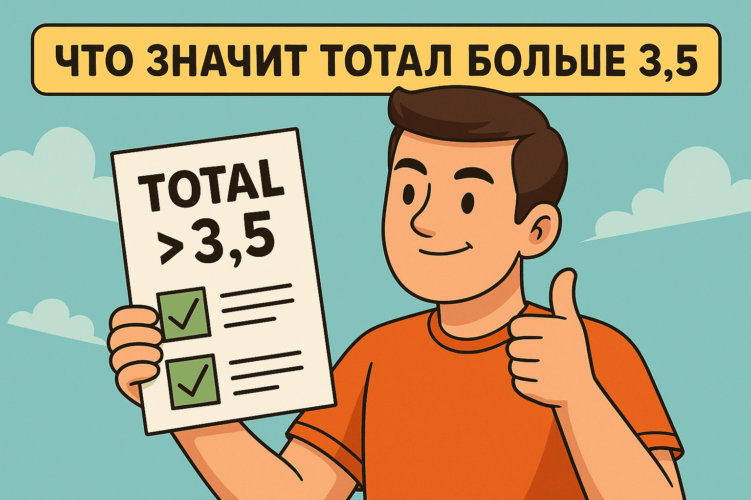 Что значит тотал больше 3.5