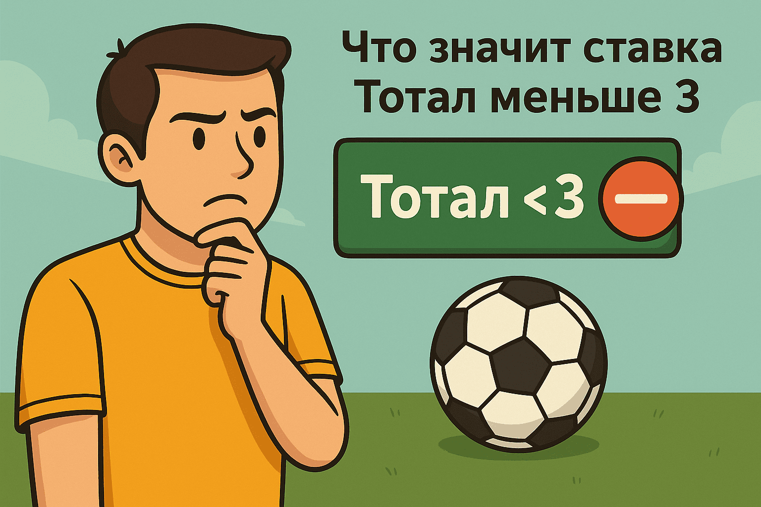 Что значит ставка Тотал меньше 3 (ТМ 3) фото