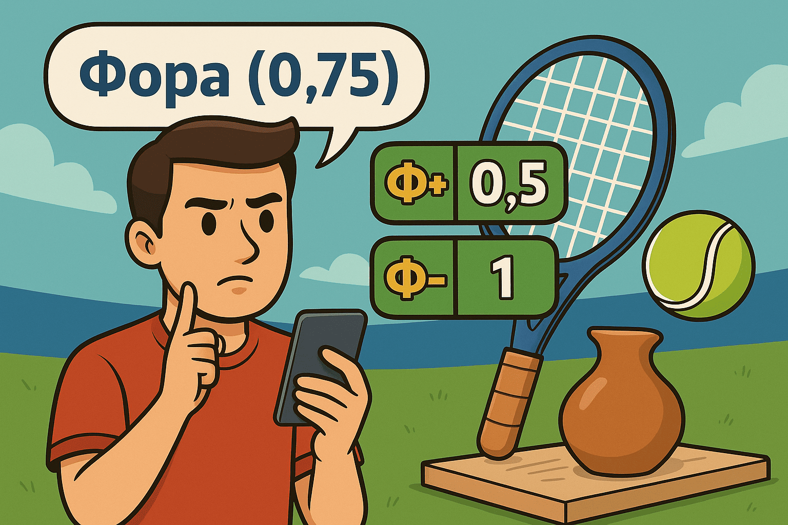 Что такое Фора (0.75) в ставках на спорт фото