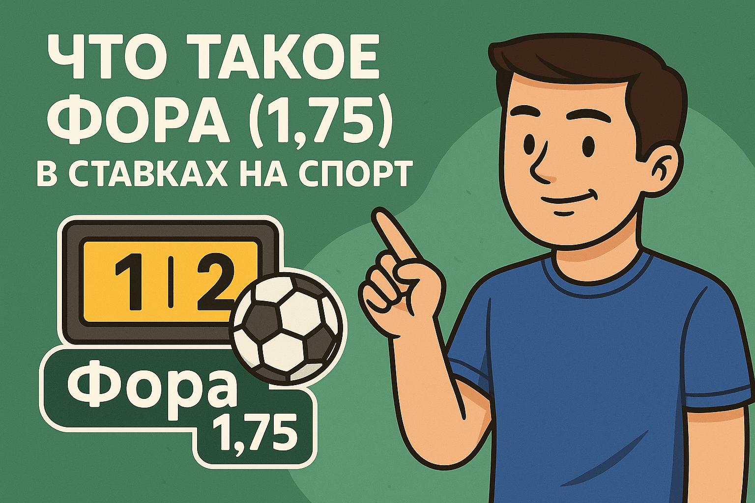 Что такое Фора (1.75) в ставках на спорт