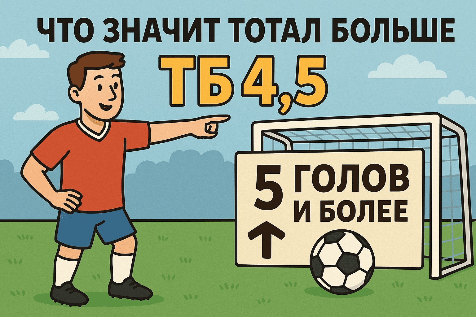 Что значит Тотал больше 4.5 в ставках фото